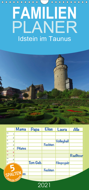 Idstein im Taunus – Familienplaner hoch (Wandkalender 2021 , 21 cm x 45 cm, hoch) von Wolf,  Gerald