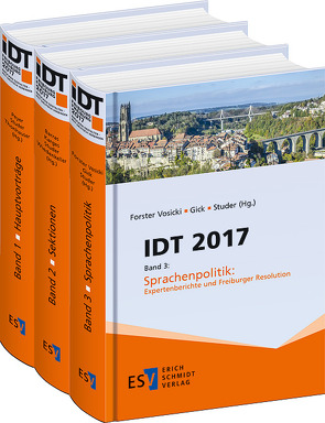 IDT 2017 Band 1, 2 und 3 als Gesamtpaket von Barras,  Malgorzata, Forster Vosicki,  Brigitte, Gick,  Cornelia, Karges,  Katharina, Peyer,  Elisabeth, Studer,  Thomas, Thonhauser,  Ingo, Wiedenkeller,  Eva