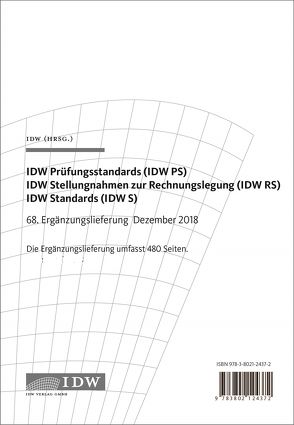 IDW, 68. Erg.-Lief. IDW Prüfungsstandards