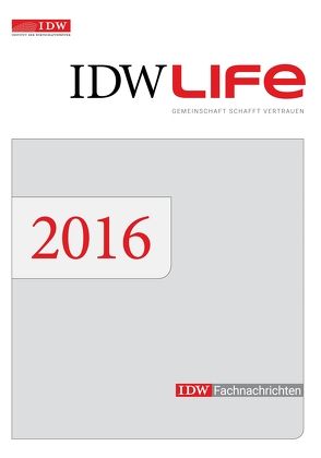 IDWLife, Einbanddecke 2016