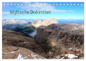 Idyllische Dolomiten (Tischkalender 2024 DIN A5 quer), CALVENDO Monatskalender von Albicker,  Gerhard