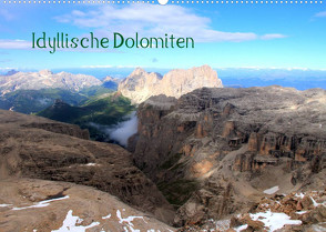 Idyllische Dolomiten (Wandkalender 2023 DIN A2 quer) von Albicker,  Gerhard