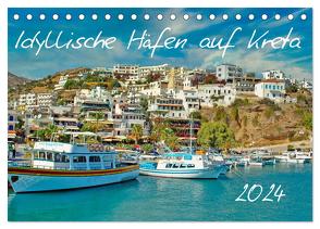 Idyllische Häfen auf Kreta (Tischkalender 2024 DIN A5 quer), CALVENDO Monatskalender von Kleemann,  Claudia