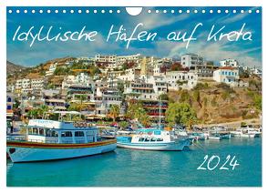 Idyllische Häfen auf Kreta (Wandkalender 2024 DIN A4 quer), CALVENDO Monatskalender von Kleemann,  Claudia