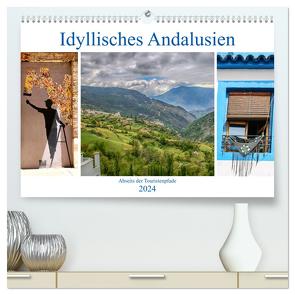 Idyllisches Andalusien (hochwertiger Premium Wandkalender 2024 DIN A2 quer), Kunstdruck in Hochglanz von Dürr,  Brigitte