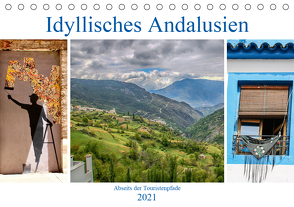 Idyllisches Andalusien (Tischkalender 2021 DIN A5 quer) von Dürr,  Brigitte