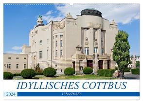 IDYLLISCHES COTTBUS (Wandkalender 2024 DIN A2 quer), CALVENDO Monatskalender von boeTtchEr,  U