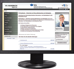 IFA-Handbuch – Sicherheit und Gesundheitsschutz am Arbeitsplatz – Jahresabonnement von Ellegast,  R. P., Reinert,  D.