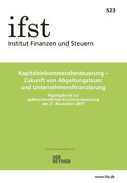 ifst-Schrift 523 von Kambeck,  Rainer, Nayin,  Timur