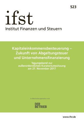 ifst-Schrift 523 von Kambeck,  Rainer, Nayin,  Timur