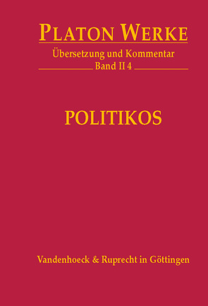 II 4 Politikos von Platon, Ricken,  Friedo