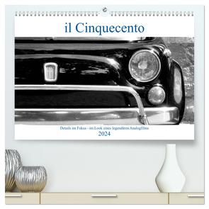 il Cinquecento – Details im Fokus – im Look eines legendären Analogfilms (hochwertiger Premium Wandkalender 2024 DIN A2 quer), Kunstdruck in Hochglanz von Eisold,  Hanns-Peter