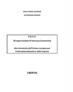 Il G.E.I.E. (Gruppo Europeo di Interesse Economico) von Marino,  Alessandro, Zahorka,  Hans J