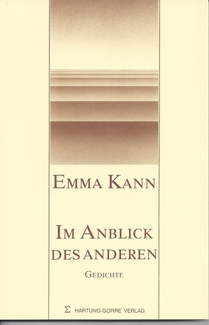 Im Anblick des Anderen von Kann,  Emma