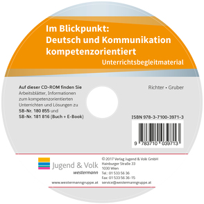 Im Blickpunkt: Deutsch und Kommunikation von Gruber,  Wolfgang, Richter,  Karin