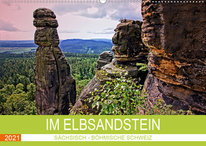 Im Elbsandstein – Sächsisch-böhmische Schweiz (Wandkalender 2021 DIN A2 quer) von Felix,  Holger