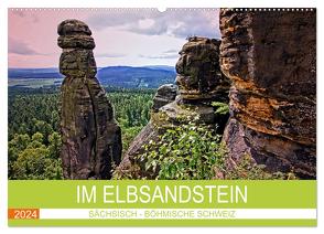 Im Elbsandstein – Sächsisch-böhmische Schweiz (Wandkalender 2024 DIN A2 quer), CALVENDO Monatskalender von Felix,  Holger