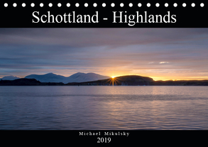 Schottland – Highlands (Tischkalender 2019 DIN A5 quer) von Mikulsky,  Michael