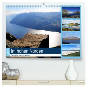 Im hohen Norden – Eindrücke aus Norwegen (hochwertiger Premium Wandkalender 2024 DIN A2 quer), Kunstdruck in Hochglanz