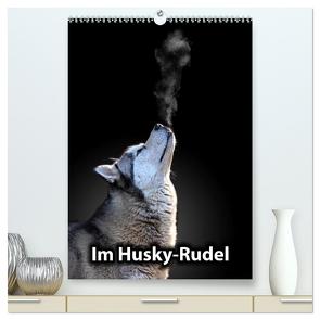 Im Husky-Rudel (hochwertiger Premium Wandkalender 2024 DIN A2 hoch), Kunstdruck in Hochglanz von Luther,  Sophie