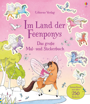 Im Land der Feenponys: Das große Mal- und Stickerbuch von Bongini,  Barbara, Davidson,  Zanna, Sims,  Lesley