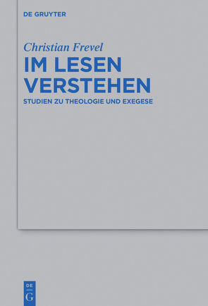 Im Lesen verstehen von Frevel,  Christian