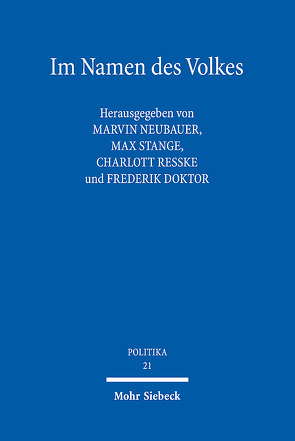 Im Namen des Volkes von Doktor,  Frederik, Neubauer,  Marvin, Resske,  Charlott, Stange,  Max