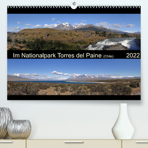 Im Nationalpark Torres del Paine (Chile) (Premium, hochwertiger DIN A2 Wandkalender 2022, Kunstdruck in Hochglanz) von Flori0