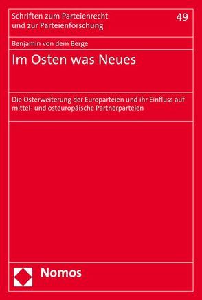 Im Osten was Neues von Berge,  Benjamin von dem