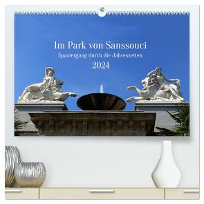 Im Park von Sanssouci – Spaziergang durch die Jahreszeiten (hochwertiger Premium Wandkalender 2024 DIN A2 quer), Kunstdruck in Hochglanz von Maria Kessler,  Petra