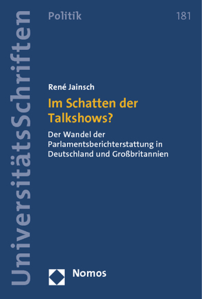 Im Schatten der Talkshows? von Jainsch,  René