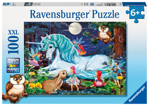 Ravensburger Kinderpuzzle – 10793 Im Zauberwald – Einhorn-Puzzle für Kinder ab 6 Jahren, mit 100 Teilen im XXL-Format von Dreisilker,  Barbara