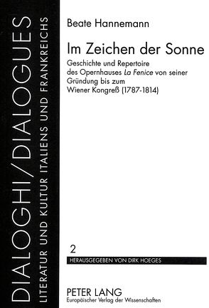 Im Zeichen der Sonne von Hannemann,  Beate