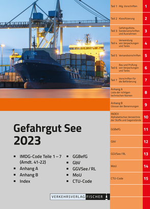 IMDG Code 2023 Gefahrgut See