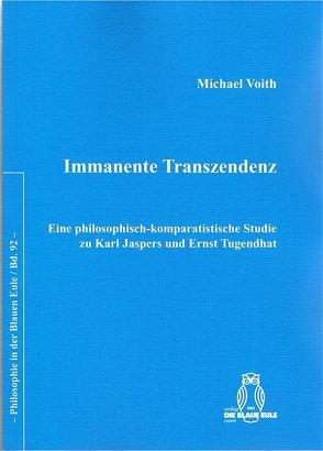 Immanente Transzendenz von Voith,  Michael