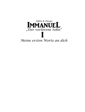 ImmanueL „Der verlorene Sohn“ von Fürk,  Philipp-André