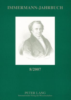 Immermann-Jahrbuch 8/2007 von Hasubek,  Peter, Vonhoff,  Gert