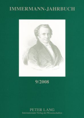 Immermann-Jahrbuch 9/2008 von Hasubek,  Peter, Vonhoff,  Gert