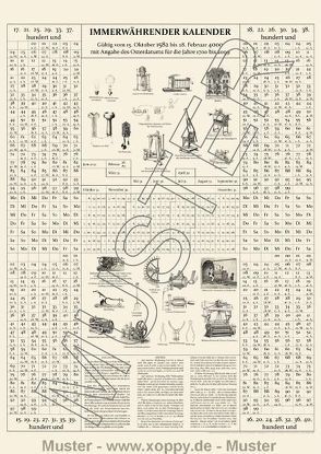 Immerwährender tausendjähriger Kalender von Jochimsen,  Günther, Neu,  E