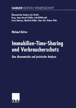 Immobilien-Time-Sharing und Verbraucherschutz von Bütter,  Michael