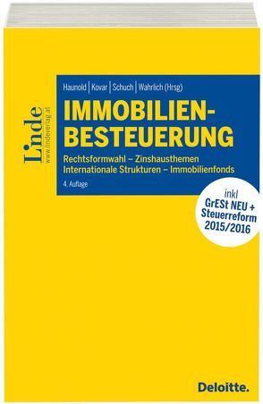 Immobilienbesteuerung von Haunold,  Peter, Kovar,  Herbert, Schuch,  Josef, Wahrlich,  Ronald