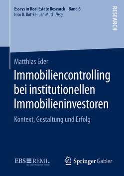 Immobiliencontrolling bei institutionellen Immobilieninvestoren von Eder,  Matthias