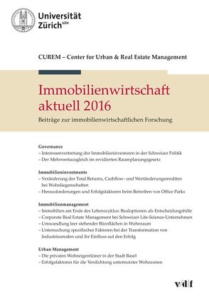 Immobilienwirtschaft aktuell 2016