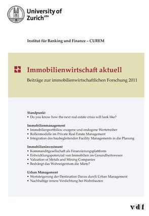 Immobilienwirtschaft aktuell