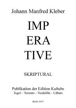 Imperative von Hilsing,  Werner, Kleber,  Johann Manfred, Oppelt,  Ulrike, Schwenger,  Hannes