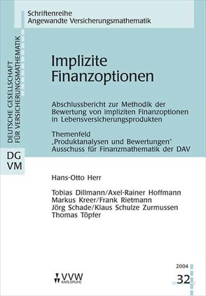 Implizite Finanzoptionen von Herr,  Hans-Otto