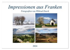 Impressionen aus Franken (Wandkalender 2024 DIN A2 quer), CALVENDO Monatskalender von Doerk,  Wiltrud