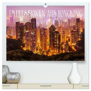 Impressionen aus Hong Kong (hochwertiger Premium Wandkalender 2024 DIN A2 quer), Kunstdruck in Hochglanz von Müller,  Christian