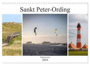 Impressionen aus Sankt Peter-Ording (Wandkalender 2024 DIN A3 quer), CALVENDO Monatskalender von SchnelleWelten,  SchnelleWelten