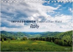 IMPRESSIONEN Bayerischer Wald (Tischkalender 2018 DIN A5 quer) von Knaus,  Georg